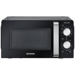 Severin 7781 mikrovlnná trouba černá/šedá 700 W funkce časovače, funkce grilování