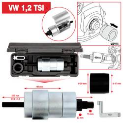 KS Tools 400.0910 Montážní sada na řetězové kolo pro vozy VAG, 7 ks