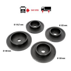 KS Tools 460.4350 Sada nástrojů pro montáž a demontáž náboje pro DAF, 4 ks