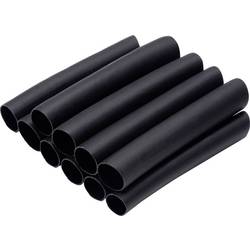 TRU COMPONENTS T1807CA006F smršťovací bužírka s lepidlem černá 7.90 mm 2.60 mm Poměr smrštění:3:1 10 ks