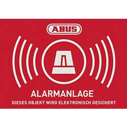ABUS AU1423 výstražná samolepka alarm Jazyky němčina (š x v) 74 mm x 52.5 mm