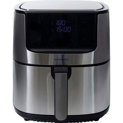 Gastronoma 18290010 horkovzdušná fritéza 8 l 1 800 W recirkulační funkce, ochrana proti přehřátí stříbrná, černá