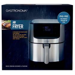 Gastronoma 18290010 horkovzdušná fritéza 8 l 1 800 W recirkulační funkce, ochrana proti přehřátí stříbrná, černá