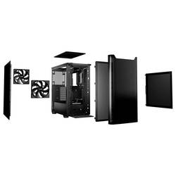 BeQuiet PURE BASE 501 Black midi tower PC skříň černá