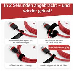 lepicí kabelová spona Label the Cable LTC 1110 černá