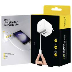 Intenso Intenso Power Adapter W65ACIC GaN white USB nabíječka, 1x USB-C®, 65 W, bílá