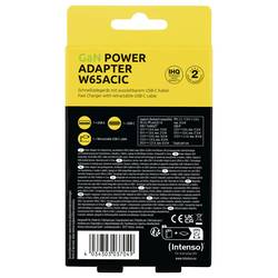 Intenso Intenso Power Adapter W65ACIC GaN white USB nabíječka, 1x USB-C®, 65 W, bílá