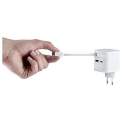 Intenso Intenso Power Adapter W65ACIC GaN white USB nabíječka, 1x USB-C®, 65 W, bílá