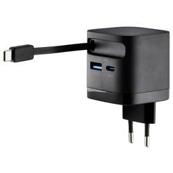 Intenso Intenso Power Adapter W65ACIC GaN black USB nabíječka, 1x USB-C®, 65 W, Quick Charge 4.0, černá