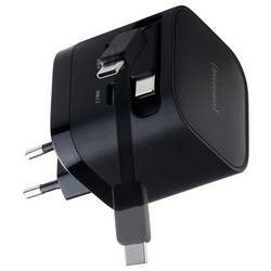 Intenso Intenso Power Adapter W65ACIC GaN black USB nabíječka, 1x USB-C®, 65 W, Quick Charge 4.0, černá