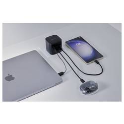 Intenso Intenso Power Adapter W65ACIC GaN black USB nabíječka, 1x USB-C®, 65 W, Quick Charge 4.0, černá