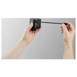 Intenso Intenso Power Adapter W65ACIC GaN black USB nabíječka, 1x USB-C®, 65 W, Quick Charge 4.0, černá