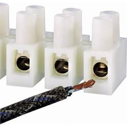 TRU COMPONENTS svítidlové svorky Pro kabel o rozměru: 2.5-6 mm² Tuhost (příčný řez): 2.5-6 mm² Pólů: 12 bílá 1 ks