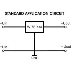 TRU COMPONENTS W78-3V3 napěťový regulátor - DC / DC spínací regulátor Vertikal pozitivní pevný 1 A