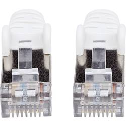 Intellinet 741408 RJ45 síťové kabely, propojovací kabely CAT 6a (surový kabel CAT 7) S/FTP 5.00 m bílá bez halogenů 1 ks