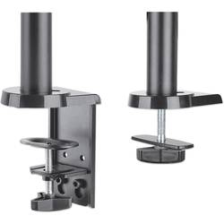 Manhattan 461597 držák na stůl pro monitor 2 Displej: (s) 43,2 cm (17) - 81,3 cm (32) černá otočný, nastavitelná výška, naklápěcí, nakláněcí