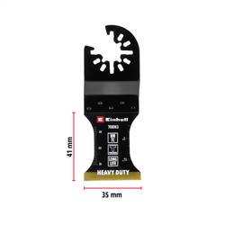 Einhell 708063 Tauchsägeblatt HM-TI, 35mm bimetalový sada multifunkčního nářadí 35 mm 1 ks
