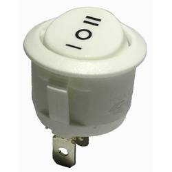 TRU COMPONENTS 700266 kolébkový spínač R13-112D W/W PR.I-O-II 250 V/AC 6 A 1x zap/vyp/zap s aretací/0/s aretací 1 ks