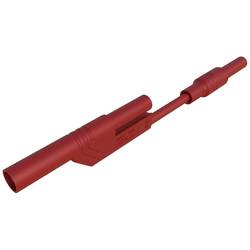 Hirschmann Test & Measurement MAL 2800 S rt bezpečnostní měřicí kabely 4mm bezpečnostní zástrčka 4mm bezpečnostní zástrčka 8 cm červená 1 ks