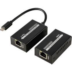 SpeaKa Professional SP-TPCE-500 USB-C® (DP Alt Mode) HDMI extender přes síťový kabel RJ45 60 m