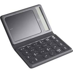 Renkforce RF-NK-300 Bluetooth® číselná klávesnice sklopné, Tiché klávesy, integrovaný touchpad, funkce kapesní kalkulačky černá