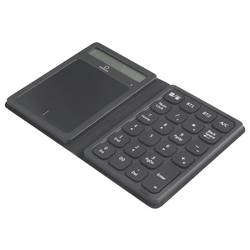 Renkforce RF-NK-300 Bluetooth® číselná klávesnice sklopné, Tiché klávesy, integrovaný touchpad, funkce kapesní kalkulačky černá