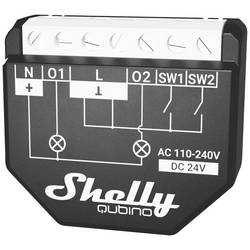 Shelly Shelly Qubino Wave 2PM spínač pohonu Z-Wave, Z-Wave+