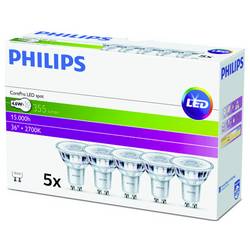 Philips 70029400 žárovka Energetická třída (EEK2021) F (A - G) GU10 žárovka 4.6 W teplá bílá (Ø x v) 50 mm x 54 mm 5 ks