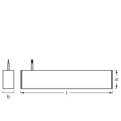 OSRAM HOMELIGHTING LED stropní svítidlo Office Line Cuboid Suspended 42W 840 DIM White bílá 42.00 W 230 V (š x v x h) 41.00 x 70.00 x 1126.00 mm 1 ks