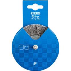 PFERD TOOLS Kulatý kartáč POS RBU Ø 100 x 10 mm Ø dříku 6 mm Ø drátu 0,30 POS RBU 10010/6 ST 0,30 43701018 10 ks
