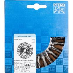 PFERD TOOLS Kulatý kartáček COMBI TWIST RBG Ø 125 x 12 mm M14, nerezový drát Ø 0,35 pro úhlové brusky POS RBG 12512/M14 CT INOX 0,35 43303053 1 ks