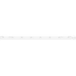 OSRAM HOMELIGHTING Submarine Through Wiring 150cm 19W 4000K venkovní LED reflektor LED pevně vestavěné LED 19.00 W studená bílá šedá