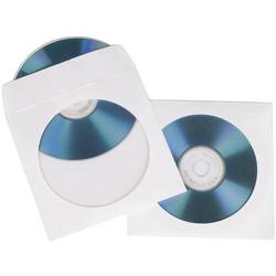 Hama obal na CD 1 CD/DVD/Blu-Ray papír bílá 50 ks (š x v x h) 12.5 x 12.5 x 0.1 cm 00062671