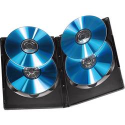 Hama obal na DVD 00051186 4 CD/DVD/Blu-ray černá polypropylen 5 ks