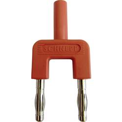 Schnepp 19/4mB/rt zkratovací můstek červená Ø pin: 4 mm Rozestup hrotů: 19 mm 1 ks Piece