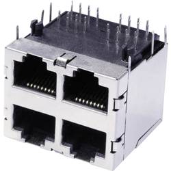 econ connect 3022S2, RJ45 konektor, zásuvka, vestavná horizontální, kov, 1 ks