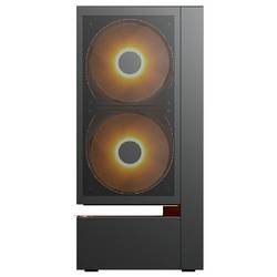 Cougar CFV235 midi tower PC skříň černá 3 předinstalované ventilátory, integrované osvětlení, boční okno, prachový filtr