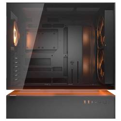 Cougar CFV235 midi tower PC skříň černá 3 předinstalované ventilátory, integrované osvětlení, boční okno, prachový filtr