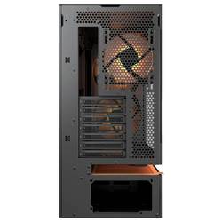 Cougar CFV235 midi tower PC skříň černá 3 předinstalované ventilátory, integrované osvětlení, boční okno, prachový filtr