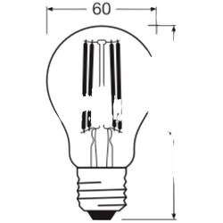 OSRAM HOMELIGHTING 4099854259814 LED Energetická třída (EEK2021) A (A - G) E27 klasická žárovka 5 W = 75 W neutrální bílá (Ø x v) 60 mm x 60 mm 2 ks