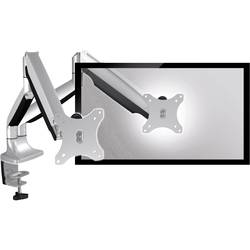 ICY BOX IB-MS504-T, Monitorständer mit Tischhalterung für 2 Monitore bis zu 32’’ (81 cm) držák na stůl pro monitor 81,3 cm (32) naklápěcí, nastavitelná výška,