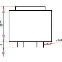 Gerth PT301502 transformátor do DPS 1 x 230 V 2 x 7.50 V/AC 1.80 VA 120 mA