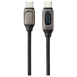 Renkforce USB kabel USB 2.0 USB-C ® zástrčka, USB-C ® zástrčka 2.00 m stříbrná (metalíza) RF-6249498