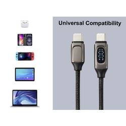 Renkforce USB kabel USB 2.0 USB-C ® zástrčka, USB-C ® zástrčka 2.00 m stříbrná (metalíza) RF-6249498