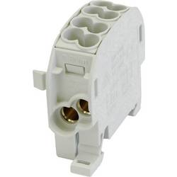 HoraeTec 080110-0-3 odbočovací svorka hlavního vedení PA, mosaz šedobílá (RAL 7035) 1pólový 100 A 690 V Typ vodiče = L