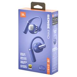JBL Sense Pro TWS otevřená sluchátka Bez kabelu, Bluetooth® modrá Nabíjecí pouzdro, za uši, dotykové ovládání, voděodolná
