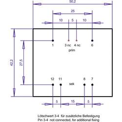 Gerth PT483002 transformátor do DPS 1 x 230 V 2 x 15 V/AC 10 VA 333 mA