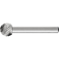 PFERD TOOLS 22420536 frézovací kolík , HSS, koule, 12 mm, Délka 51 mm, Vnější Ø 12 mm, Pracovní délka 10 mm, Ø hřídele 6 mm, 1 ks