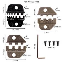 Quadrios 22T022 22T022 náhradní obráběcí vložka dutiny na kabely, ploché zásuvky , solární konektor 0.25 do 6 mm²