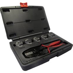WKK 60166 sada krimpovacích kleští izolované kabelové koncovky , izolované dutinky na kabely , neizolované ploché zástrčky , neizolované krimpovací spojky ,